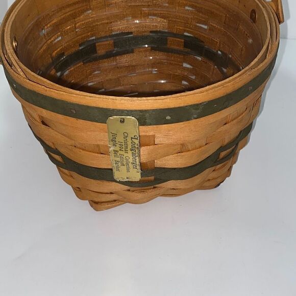 Longaberger Christmas Collection 1994 Edition Jingle Bell Woven Wooden Basket - Picture 13 of 13